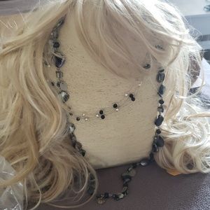 Blond long wig